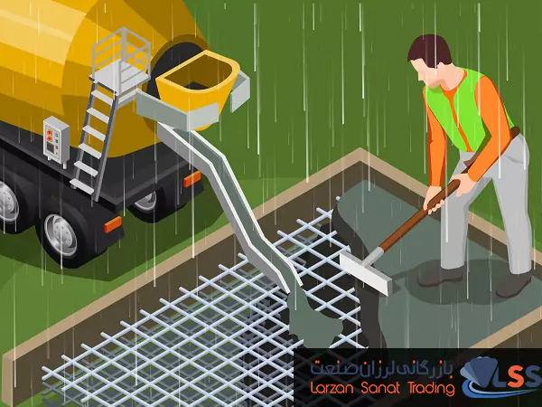 اقدامات لازم برای بتن ریزی در باران